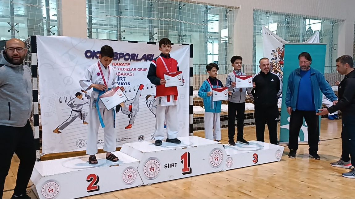 Karate Müsabakası Türkiye Yarı Final Birincisi Mert Tuğra Akbay
